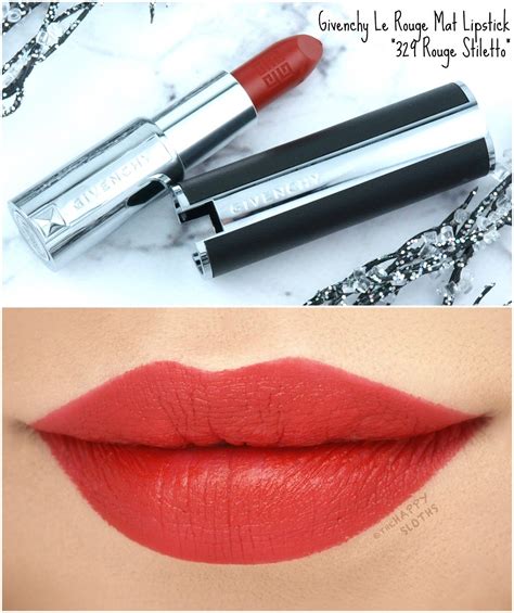 givenchy lipstick 329 review|Givenchy Le Rouge • Lipstick Review & Swatches .